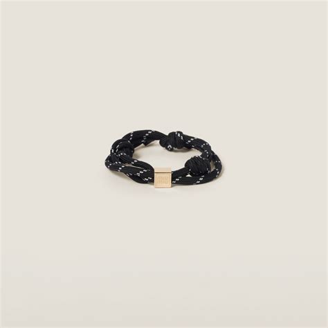 miu miu cord bracelet dupe|brands like miu mi u.